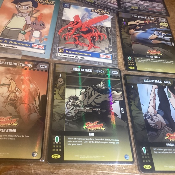 78 CCG and TCG cards lot with Star Trek Digimon street fighter and more - Picture 8 of 16